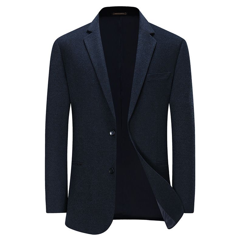 Blazer Herre Ekstra Stor Sportsjakke Uformell Business Moderne To Knapper Lapel