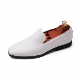 Kjole For Menn Sko Cow Leather Moccasin Loafer Bryllup